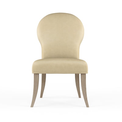 Caitlyn Dining Chair - Oyster Vintage Leather