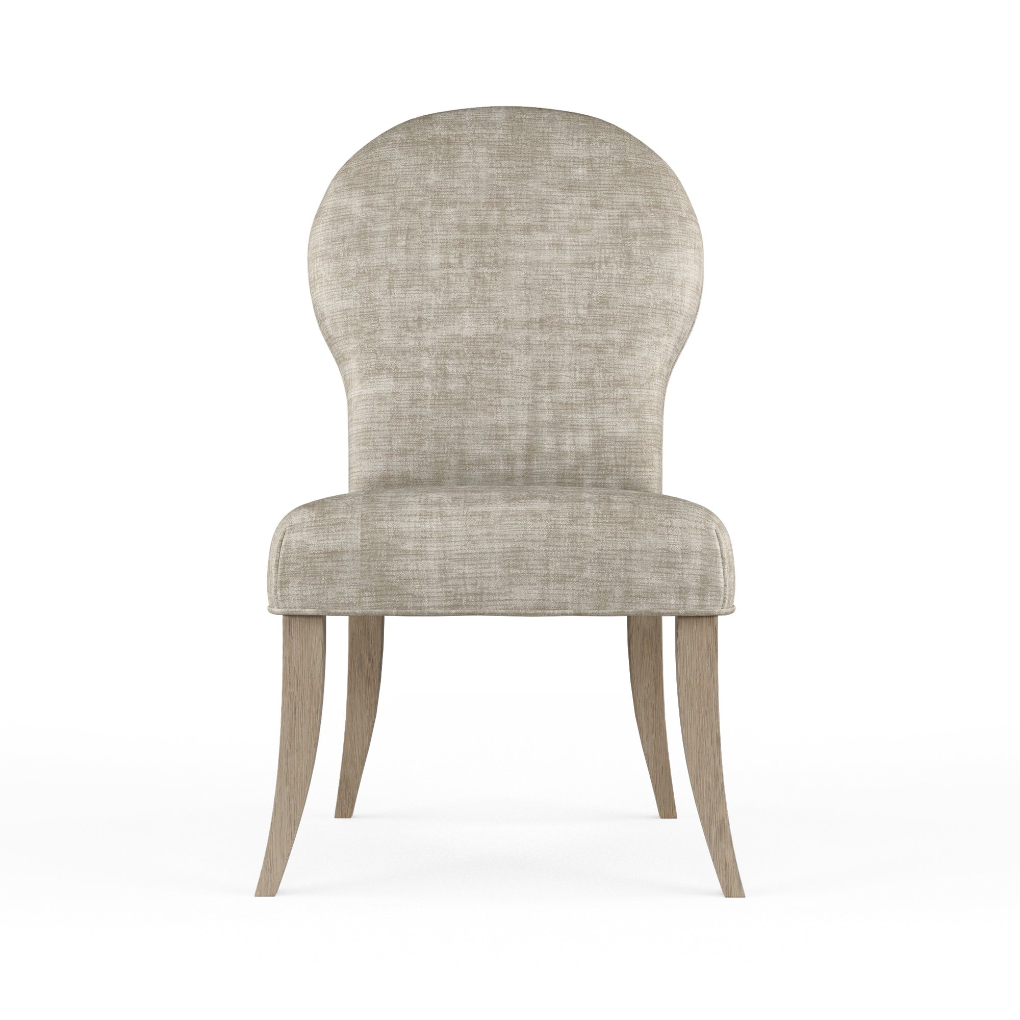 Caitlyn Dining Chair - Oyster Crushed Velvet