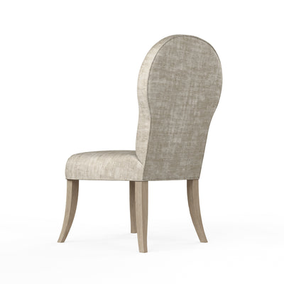 Caitlyn Dining Chair - Oyster Crushed Velvet
