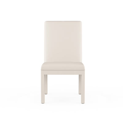 Aleksandar Dining Chair - Alabaster Plush Velvet