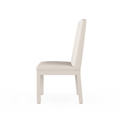 Aleksandar Dining Chair - Alabaster Plush Velvet