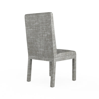 Aleksandar Dining Chair - Silver Streak Crushed Velvet