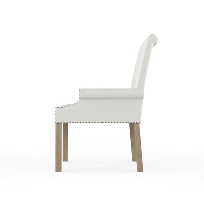 Abigail Dining Chair - Blanc Plush Velvet
