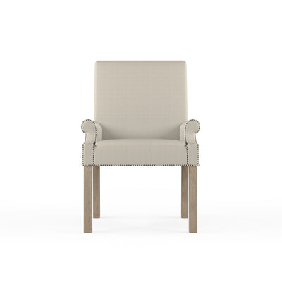 Abigail Dining Chair - Oyster Box Weave Linen