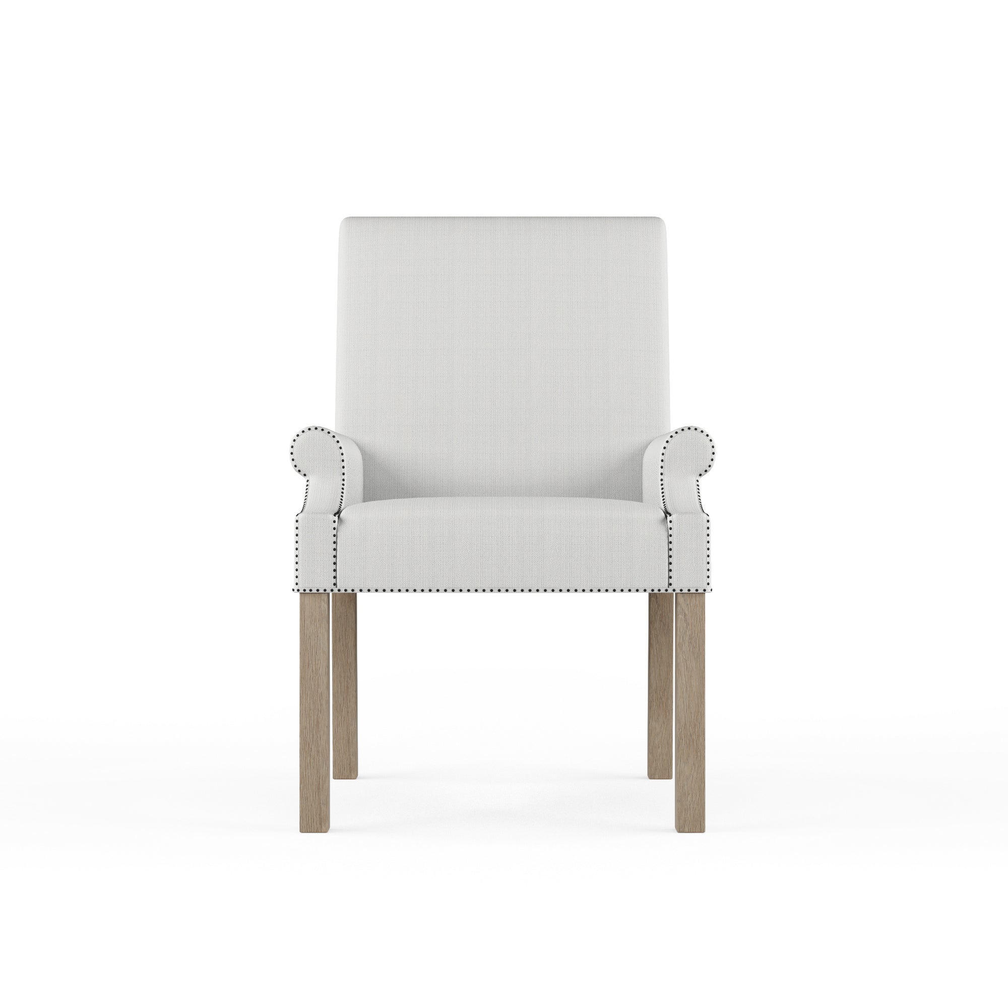 Abigail Dining Chair - Blanc Box Weave Linen