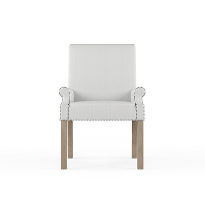 Abigail Dining Chair - Blanc Box Weave Linen