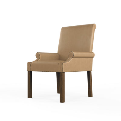 Abigail Dining Chair - Marzipan Vintage Leather