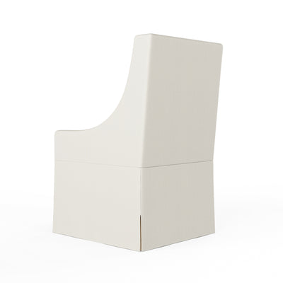 Serena Dining Chair - Alabaster Box Weave Linen