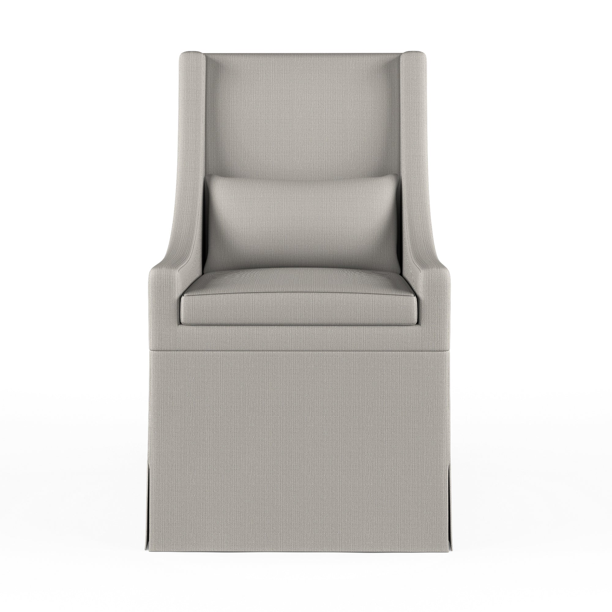 Serena Dining Chair - Silver Streak Box Weave Linen