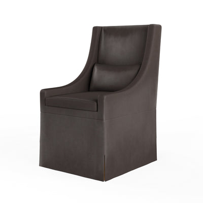 Serena Dining Chair - Chocolate Vintage Leather