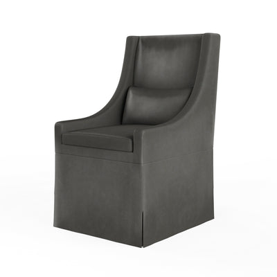 Serena Dining Chair - Graphite Vintage Leather