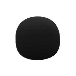 12'' Sphere-Black Jack Faux Fur