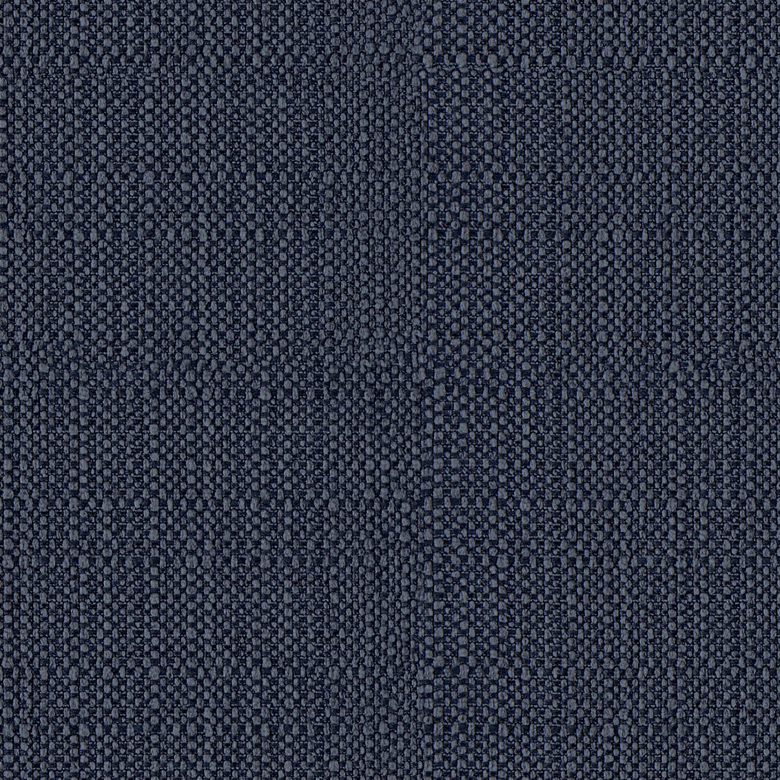Blue Print Box Weave Linen - Swatch